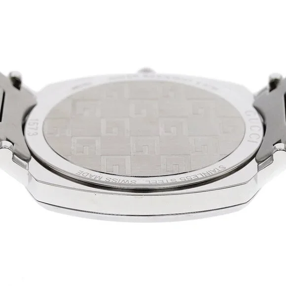 GUCCI Grip watch 157.3/YA157410 Date White Dial Quartz Men's Watch_894712